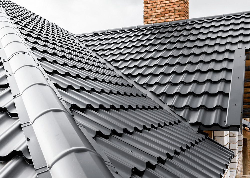 Metal roofing material