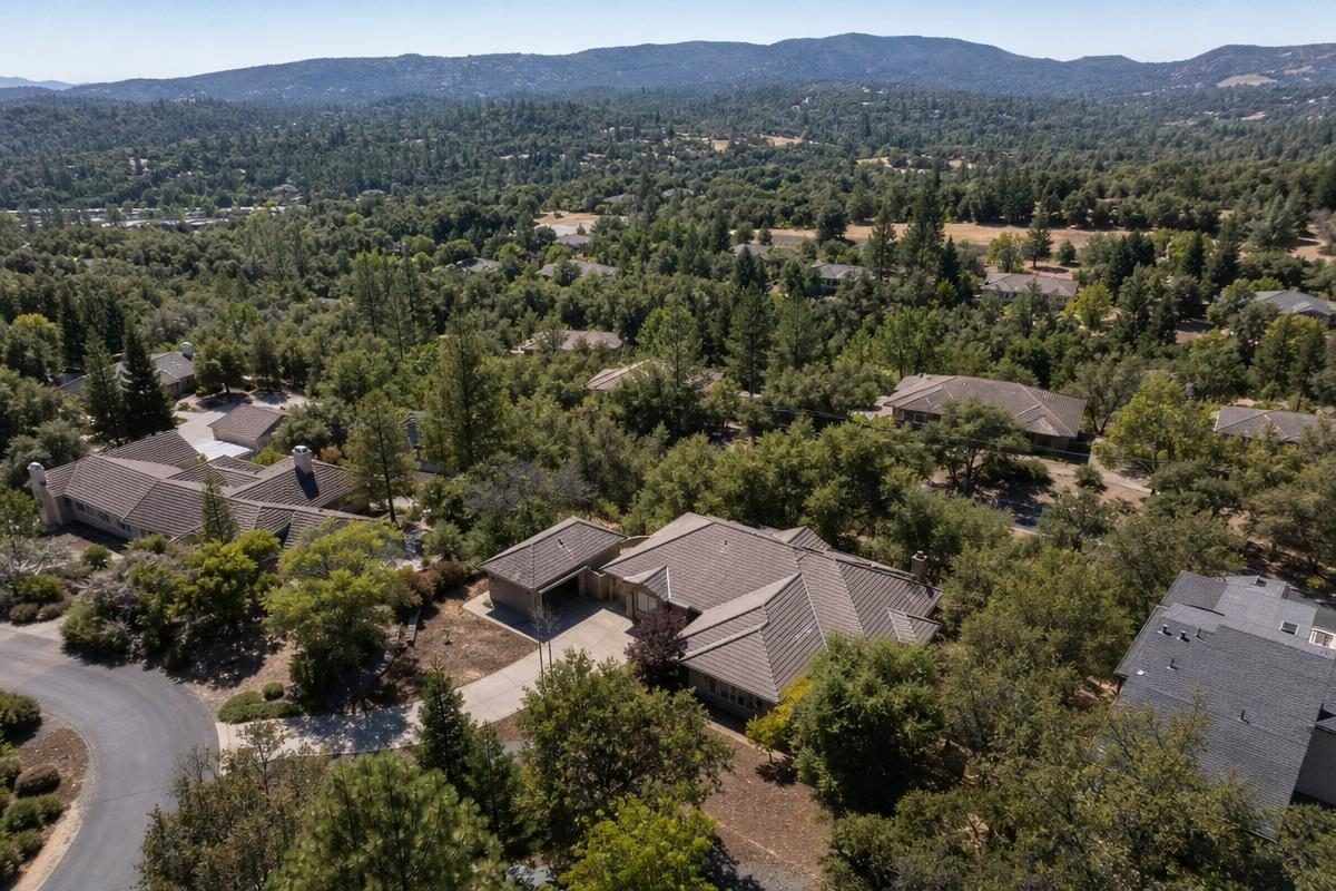 WUI roofing requirements El Dorado County foothills neighborhood