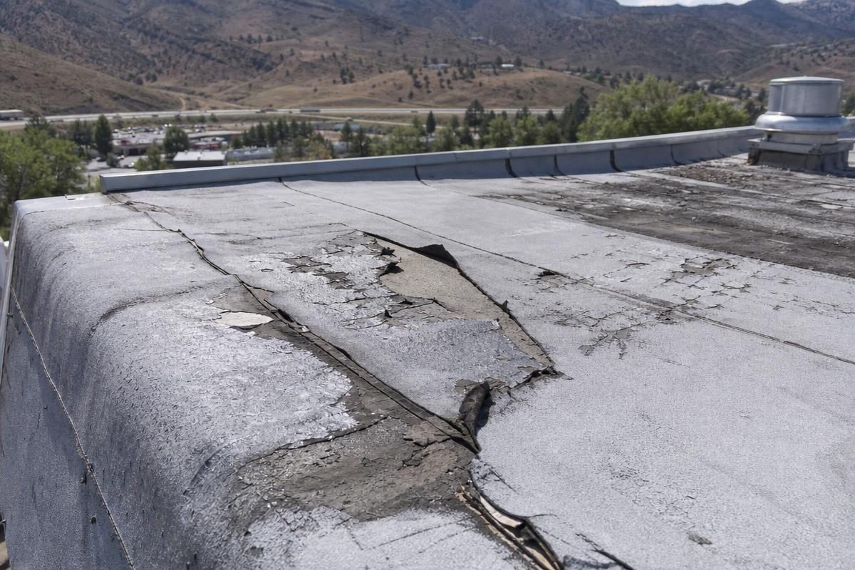 commercial roof replacement cost assessment on El Dorado County commercial property