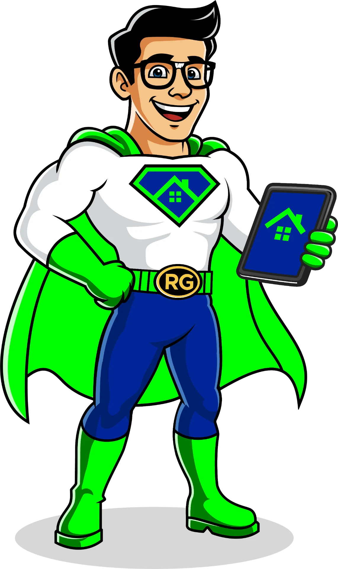 Roof Geeks mascot