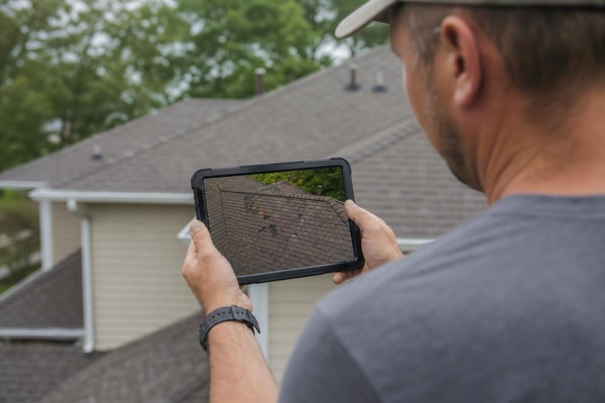 insurance adjuster roof inspection El Dorado Hills storm damage documentation