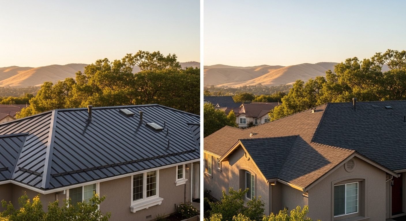 Metal Roofing vs. Asphalt Shingles: Which Is Right for El Dorado County Homes?