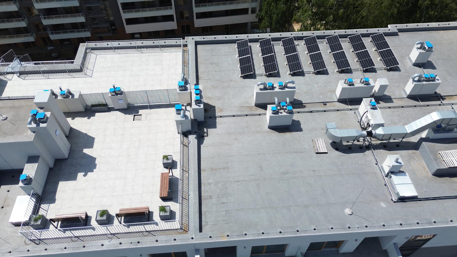 Commercial Roof Installation for New Construction
