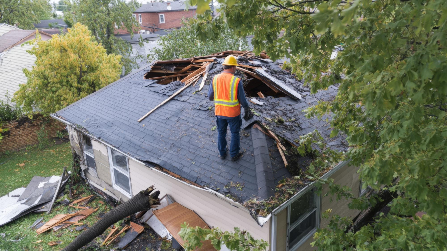 Urgent Roof Damage Response and Tarping